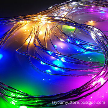 LED-copper wire timbo lights, 2m 180Led DC12V